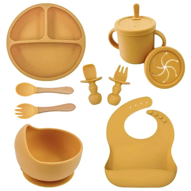 BPA FREI Silikon Baby Fütterung Set