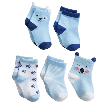 10 Paar Babysocken mit Cartoon -Tieren