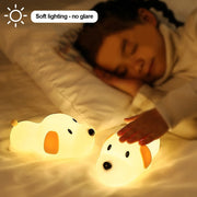 Welpen-Lampe Silikon Hund LED