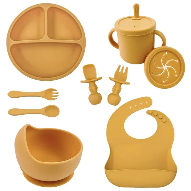 BPA FREI Silikon Baby Fütterung Set