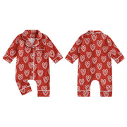 Baby Mädchen Valentinstag Strampler / Pyjama