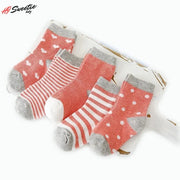 5 Paar weiche Babysocken mit Design